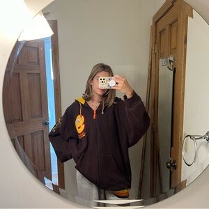 Vintage Akademiks division 9 zip up hoodie